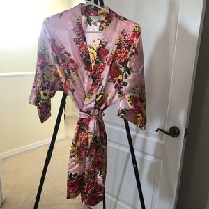 Woman’s lightweight silk robe